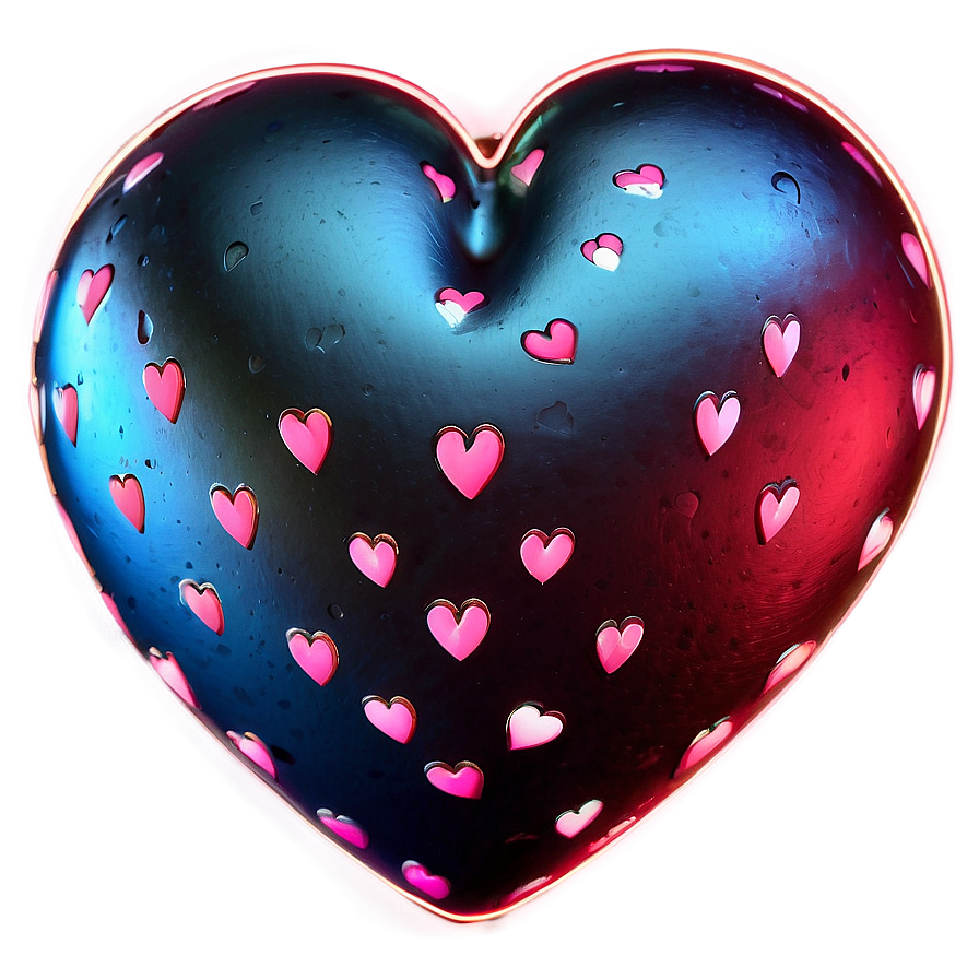 Shining Neon Heart Png 13