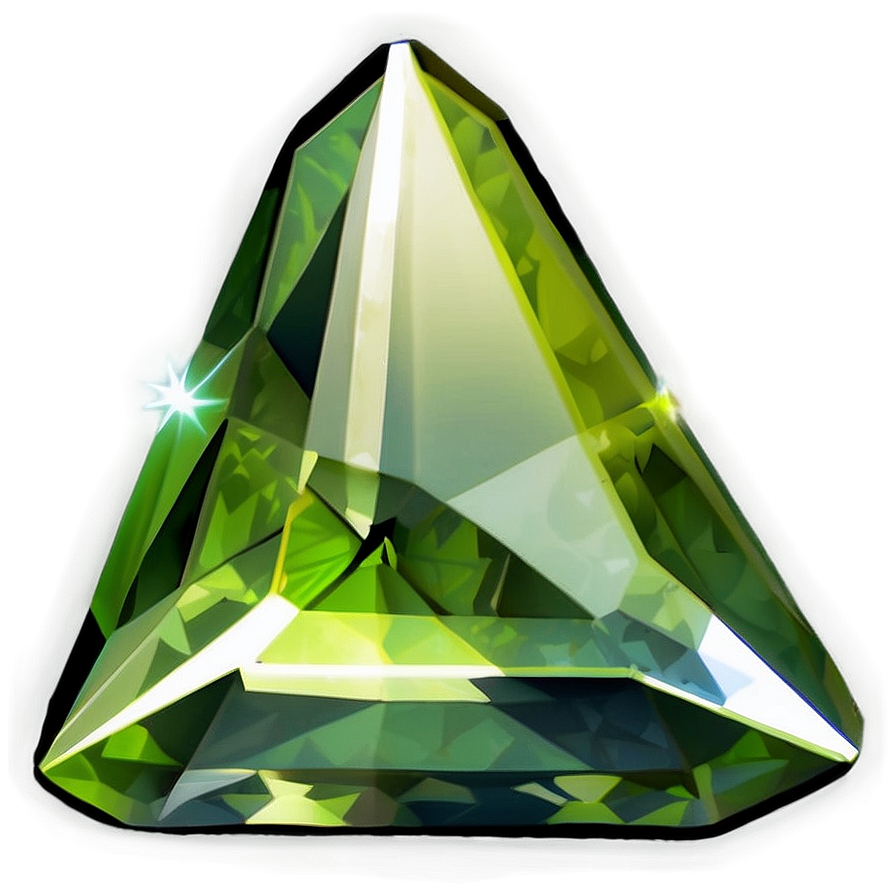 Shining Peridot Gem Png Lvr