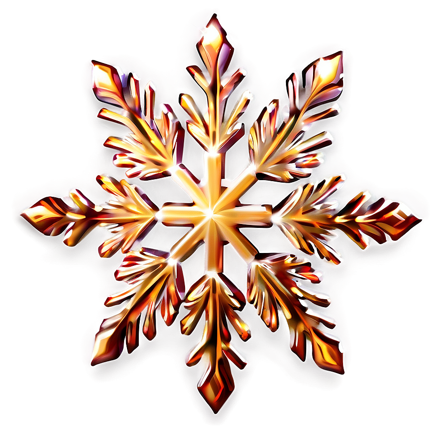 Shining Snowflake Png 84