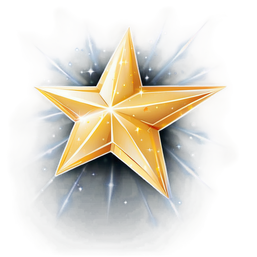 Shining Star Vector Illustration Png Fnd