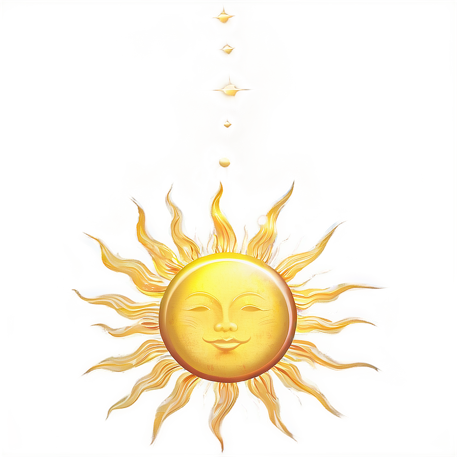 Shining Sun Transparent Png Var