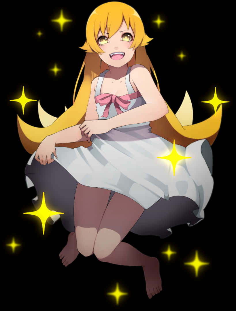 Shinobu Sparkling Smile Anime Character