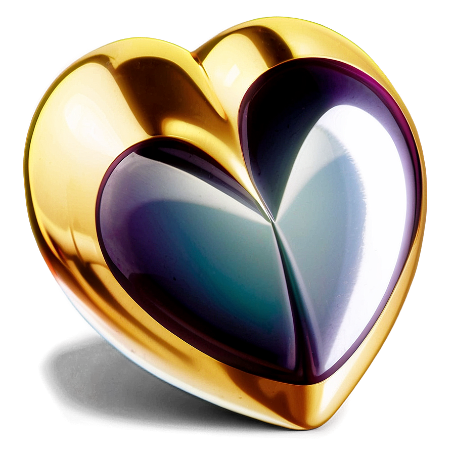 Shiny 3d Heart Png 83