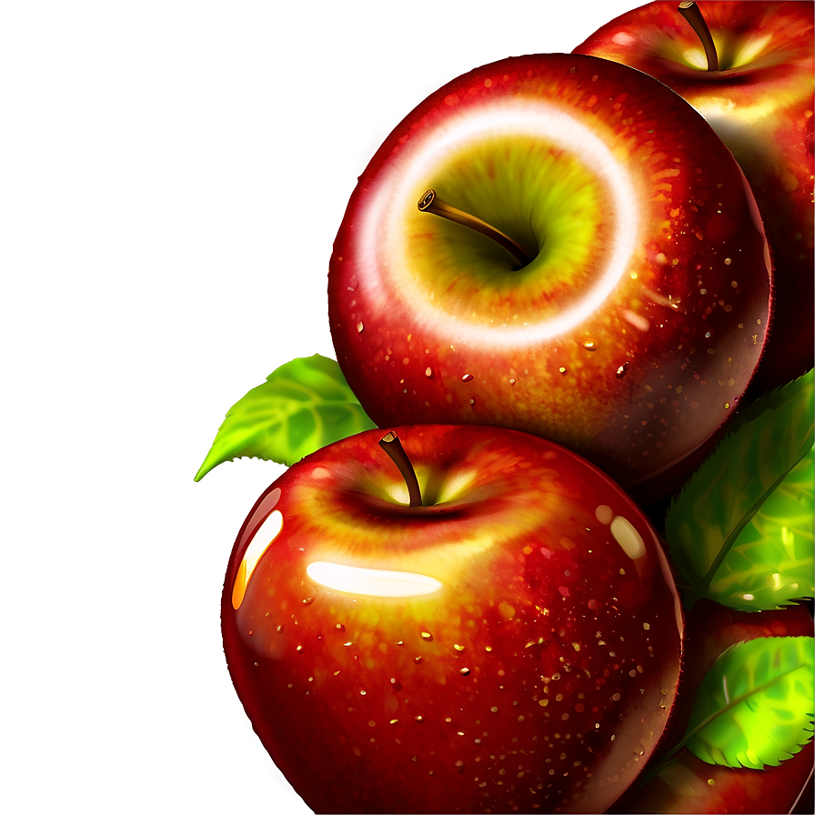 Shiny Apple Cartoon Png Gtc98