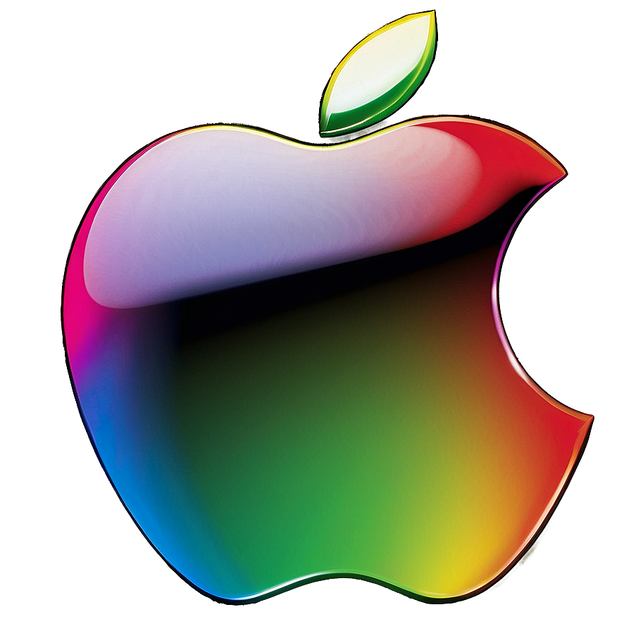 Shiny Apple Logo Artwork Png 05232024