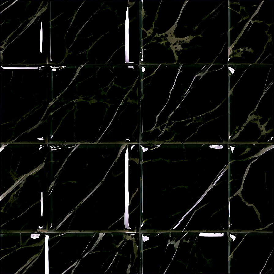 Shiny Black Marble Tiles Png 06252024