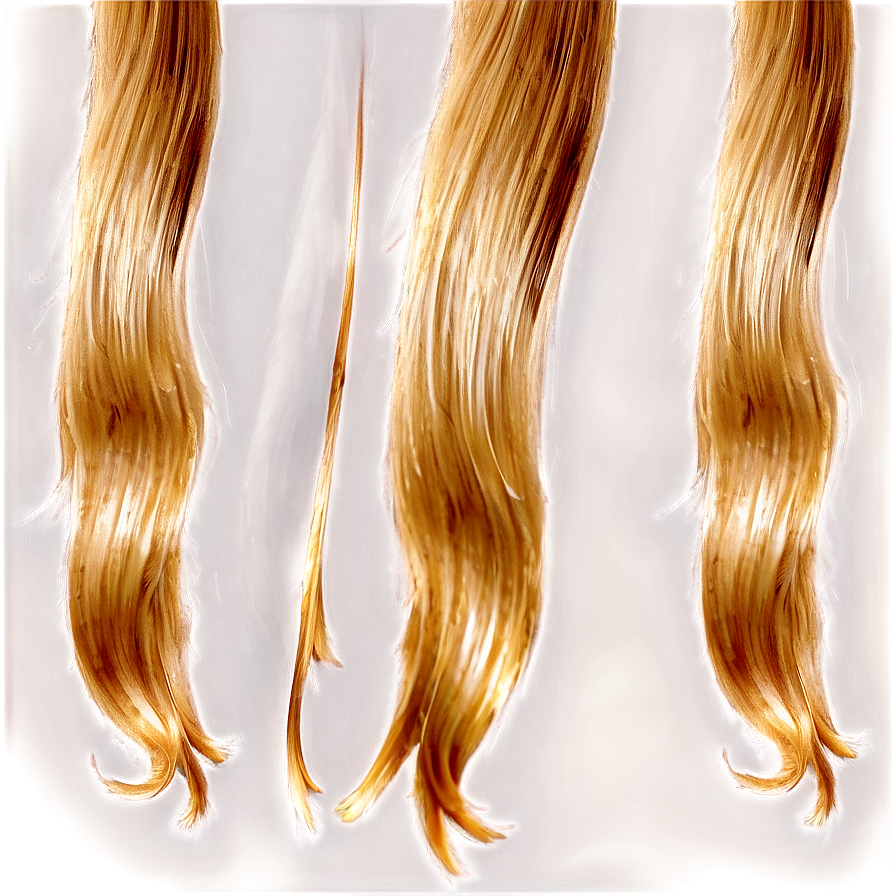 Shiny Blonde Hair Png 05252024