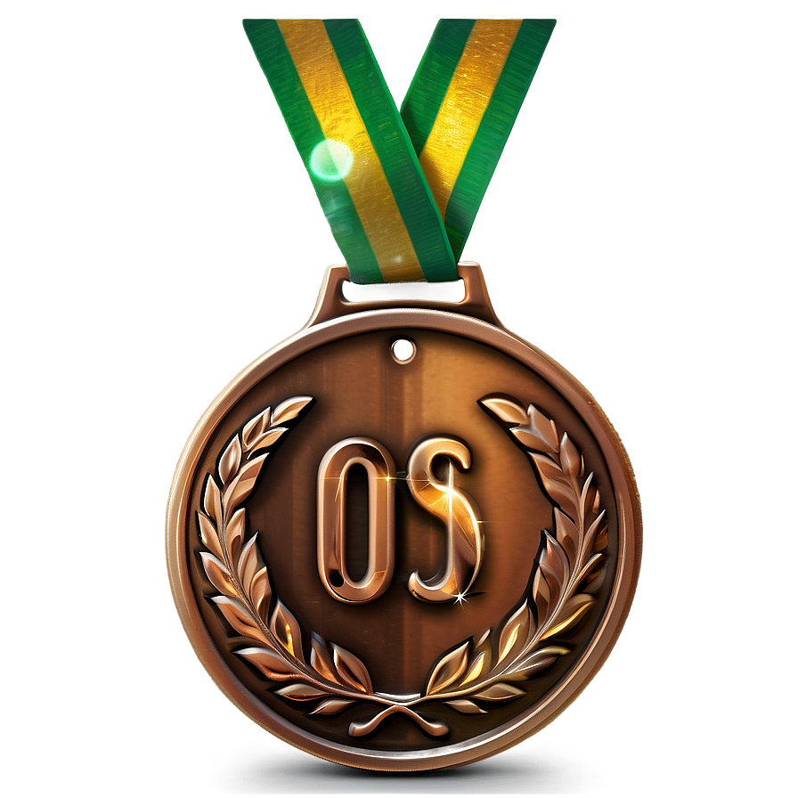 Shiny Bronze Medal Png 06252024