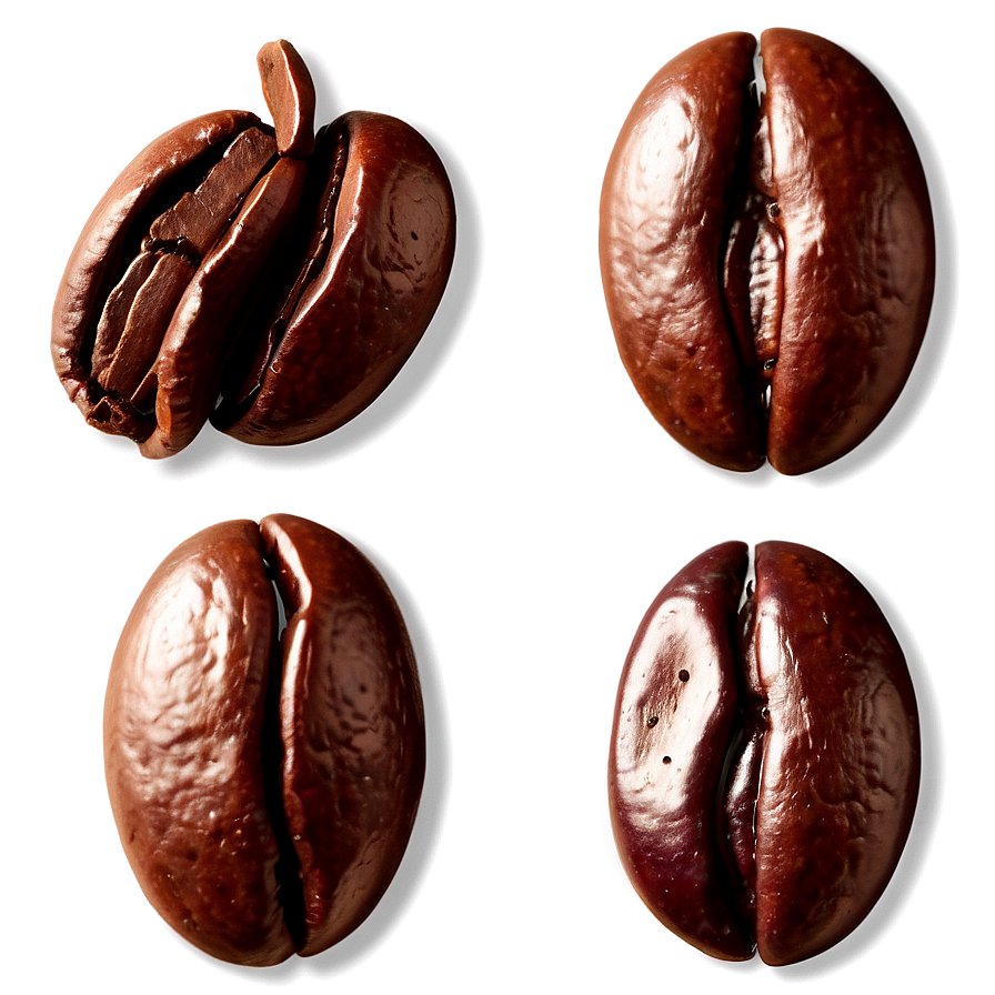 Shiny Brown Coffee Beans Png 06202024