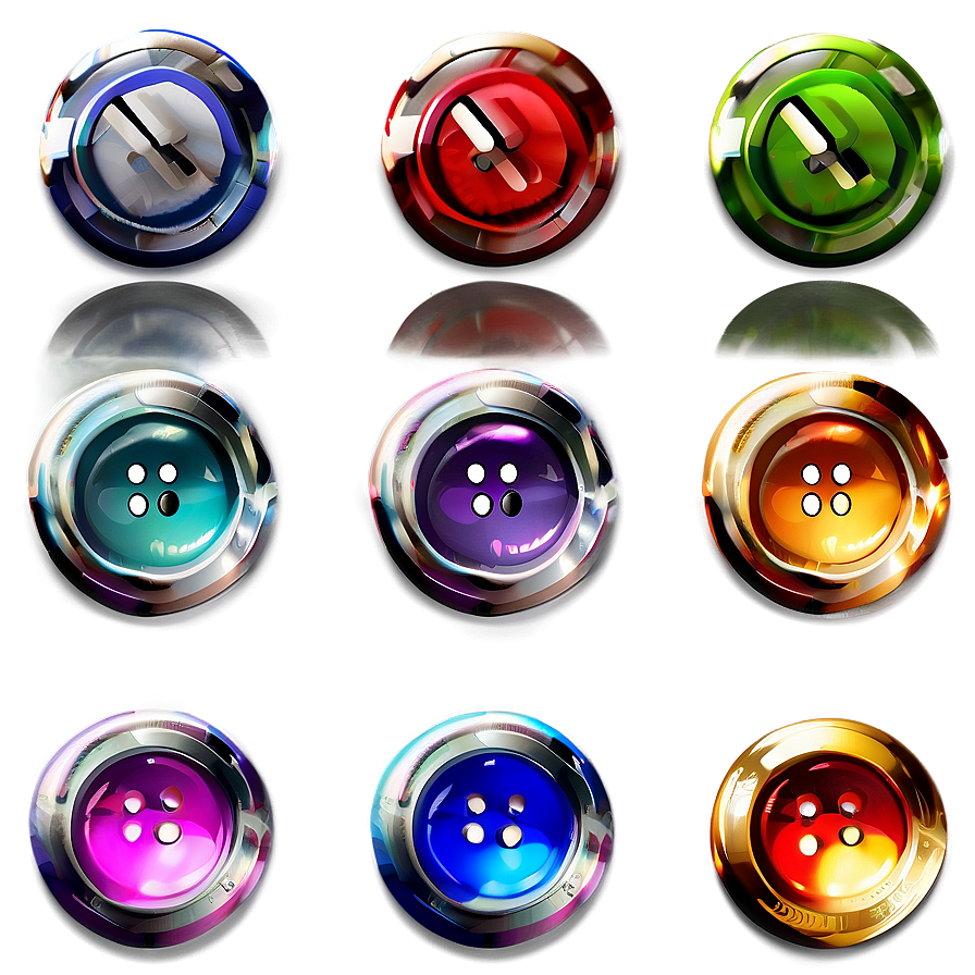 Shiny Buttons Collection Png 70