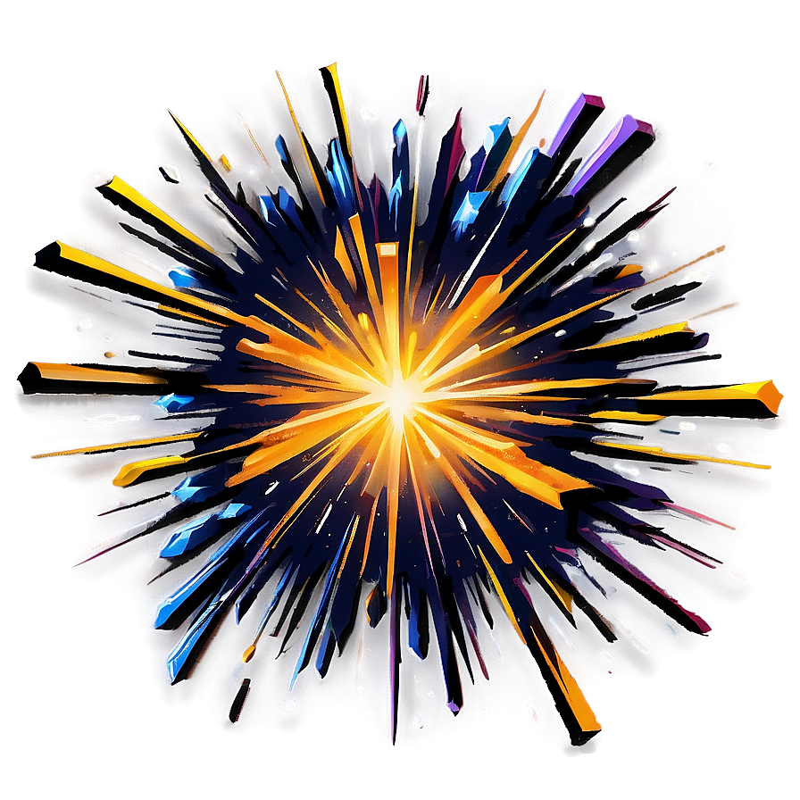 Shiny Cartoon Explosion Png 71