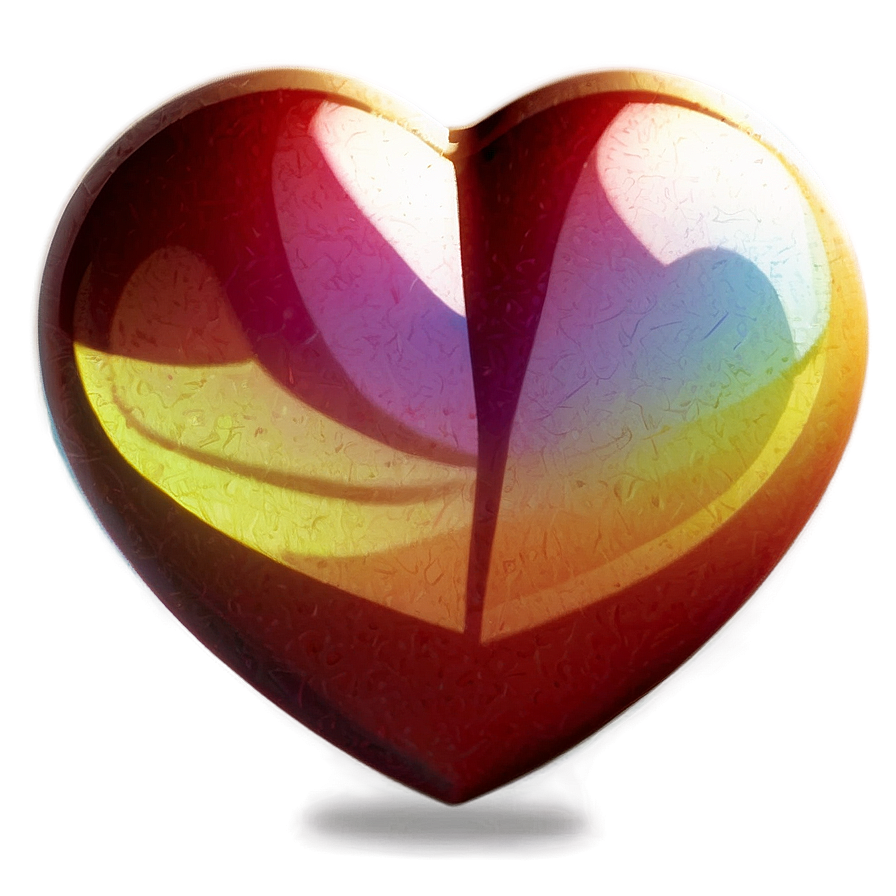 Shiny Cartoon Heart Png Tgh