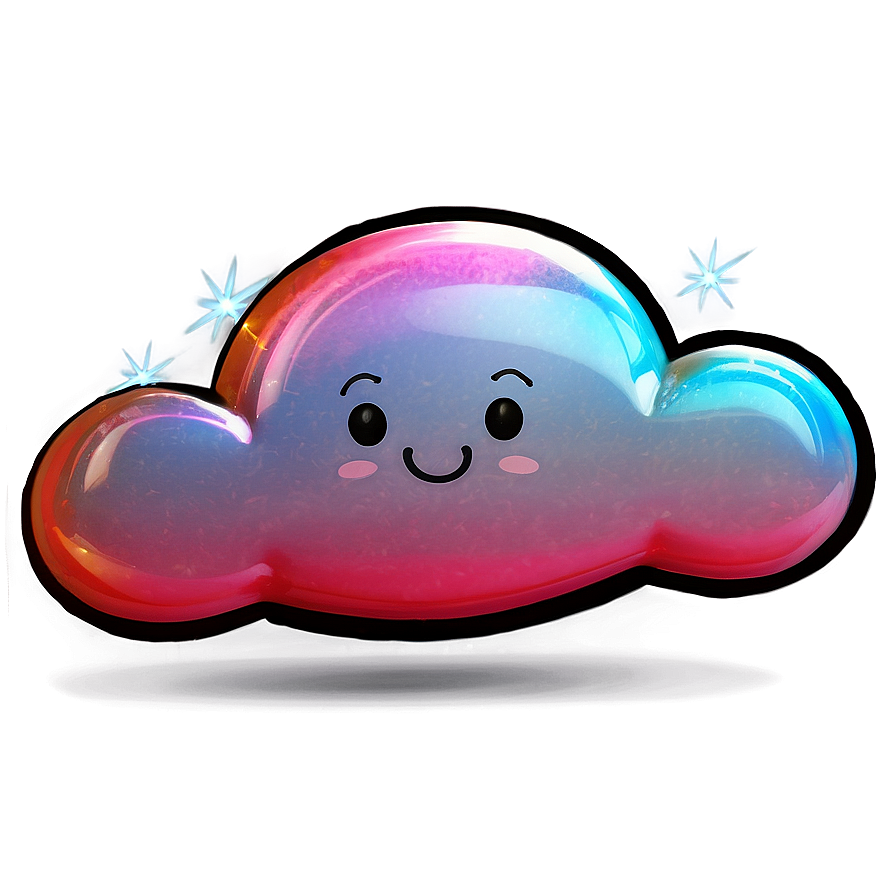 Shiny Cloud Cute Png Eyg