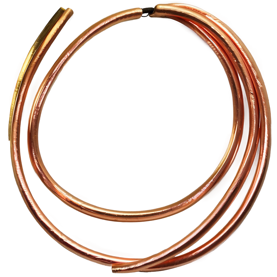 Shiny Copper Wire Png 06112024