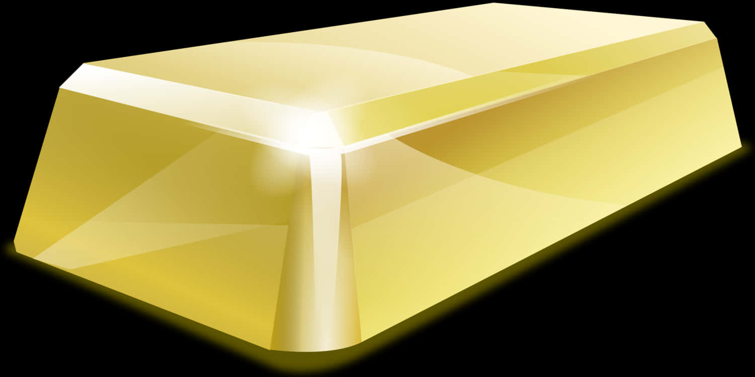 Shiny Gold Bar Illustration