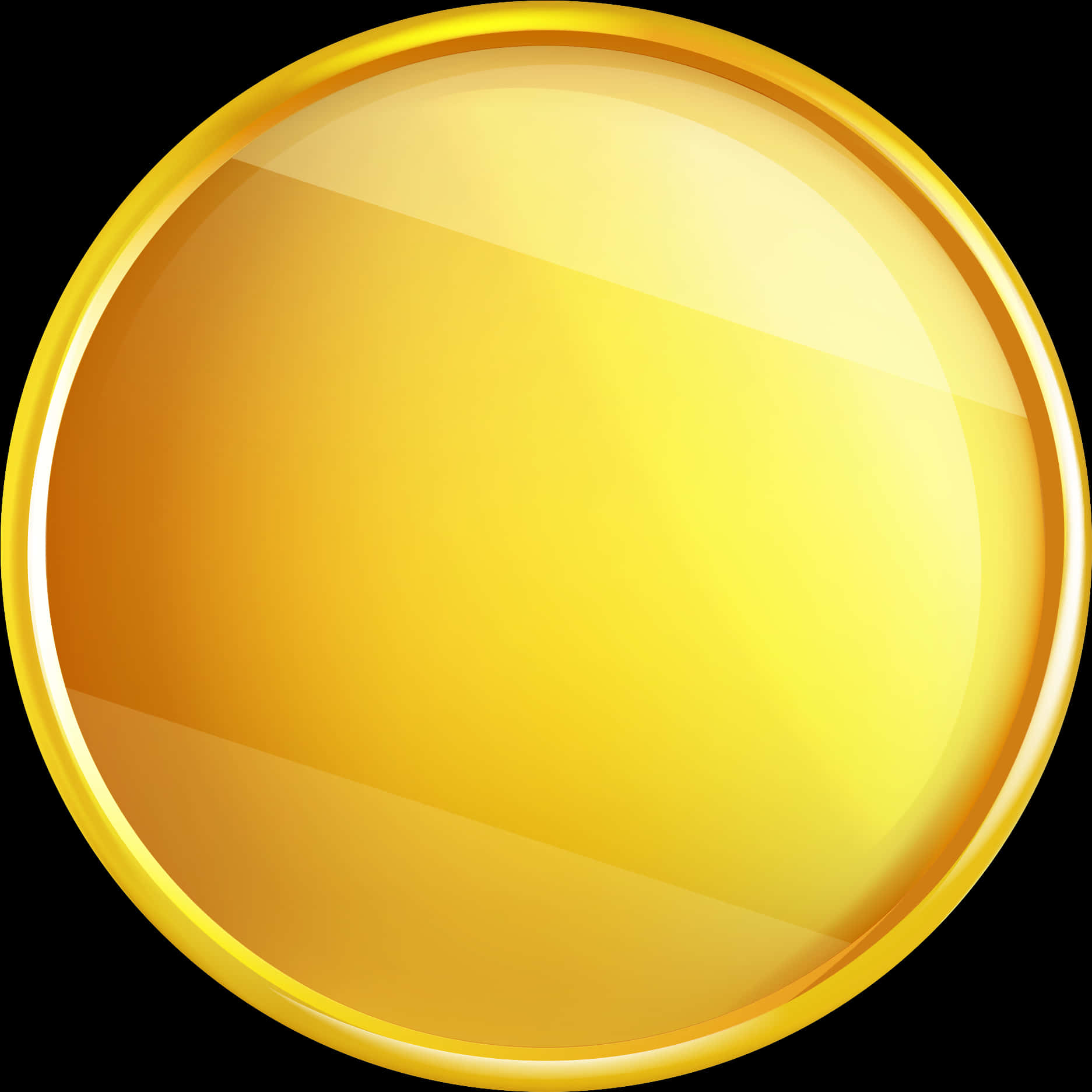 Shiny Gold Coin Graphic