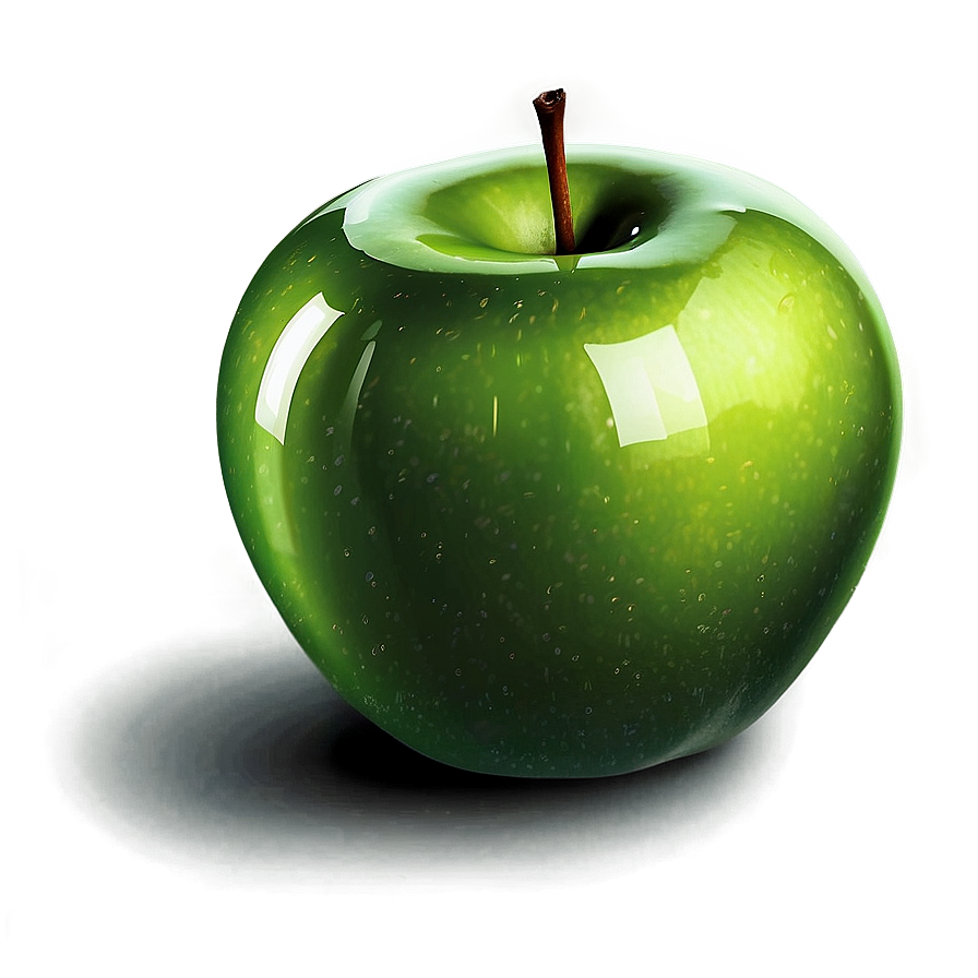 Shiny Green Apple Png 05062024