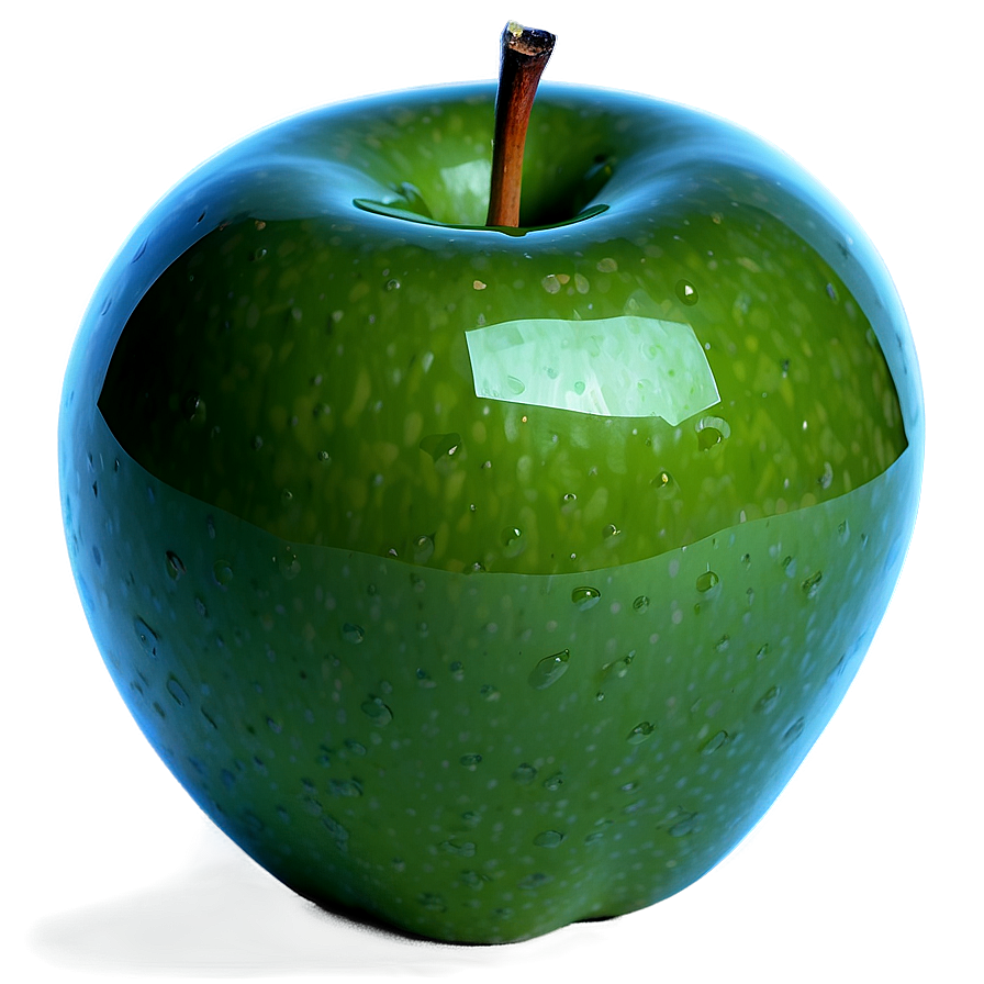 Shiny Green Apple Png 6