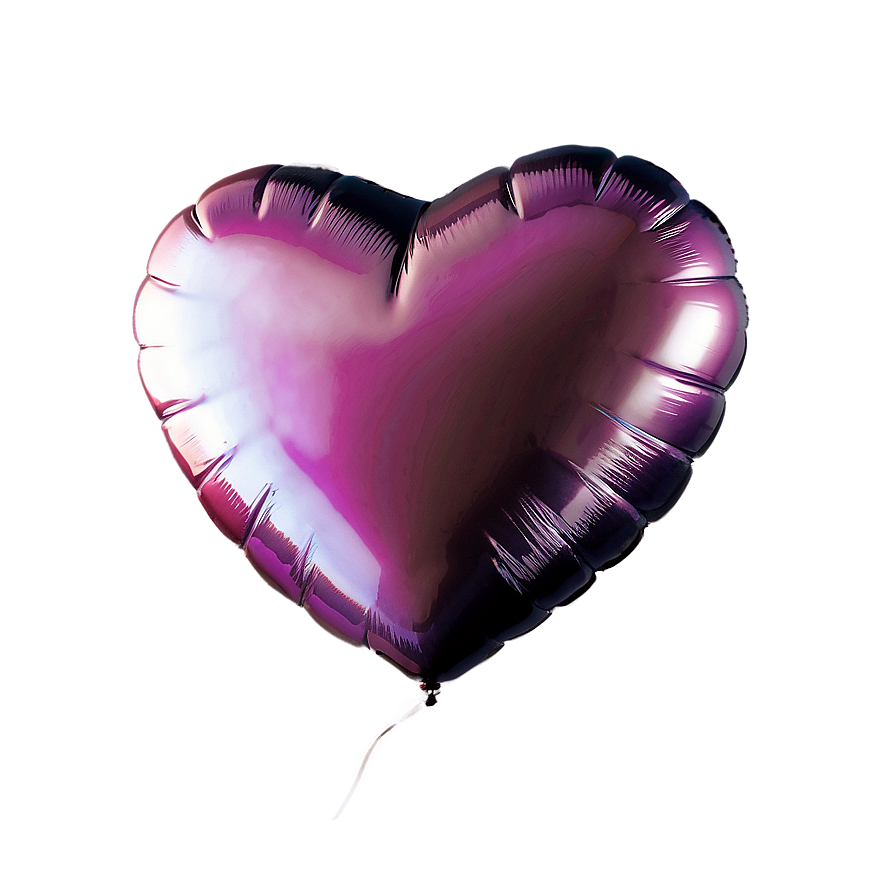 Shiny Heart Balloon Png Jcn89