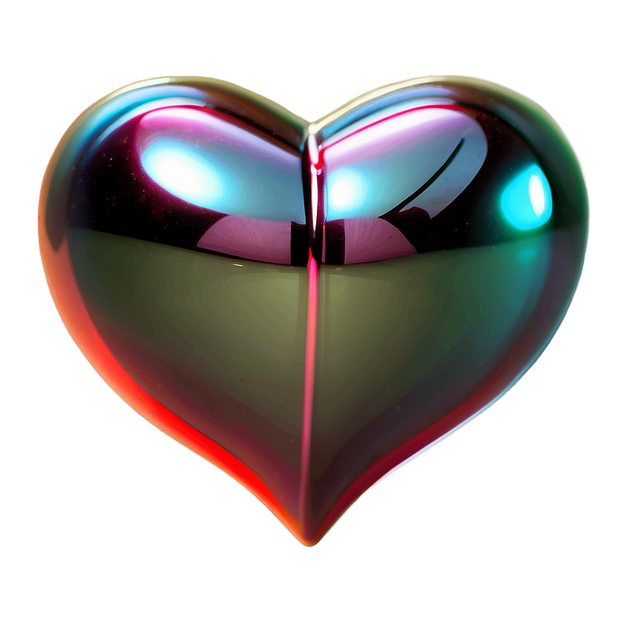 Shiny Heart Clipart Png 06132024