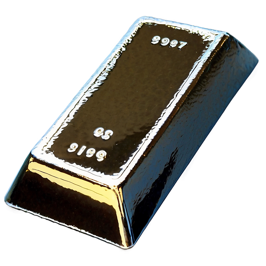 Shiny Iron Ingot Graphic Png Cmc