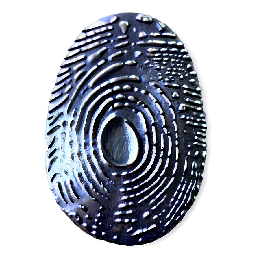 Shiny Metallic Fingerprint Png Pvl42