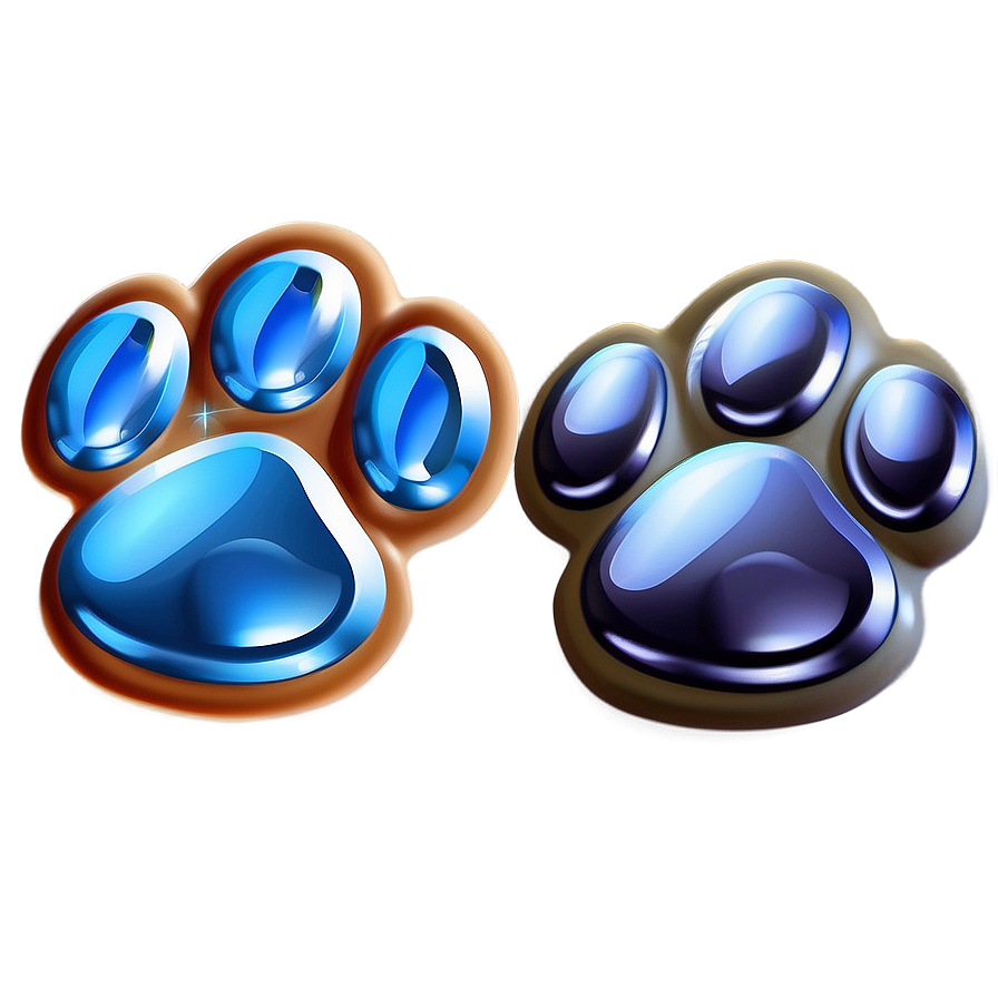 Shiny Paw Print Png Mhl