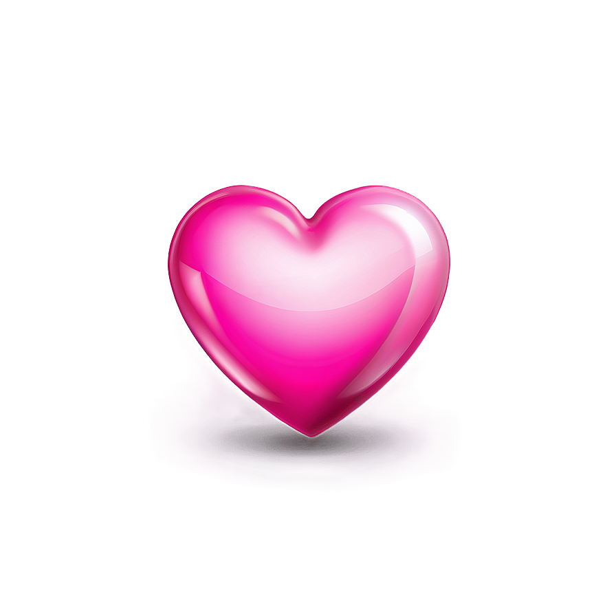 Shiny Pink Heart Emoji Png Dbj36