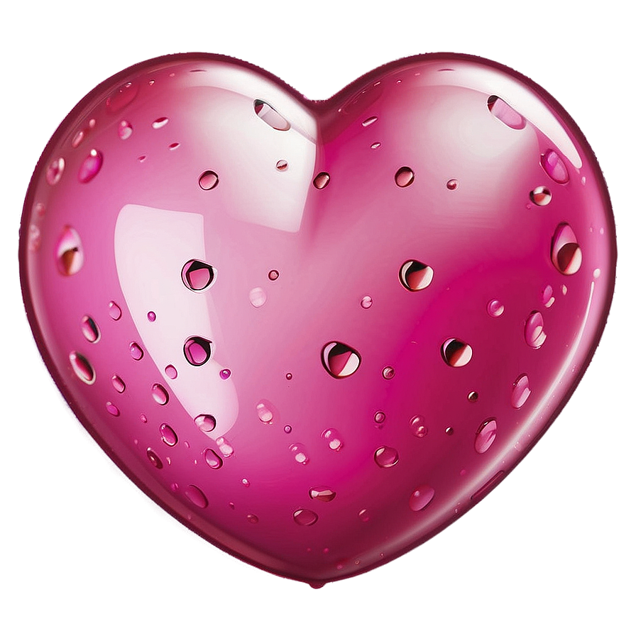 Shiny Pink Heart Emoji Png Per62