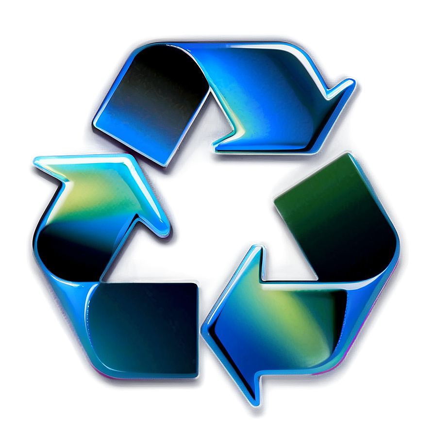 Shiny Recycle Symbol Png Frt77