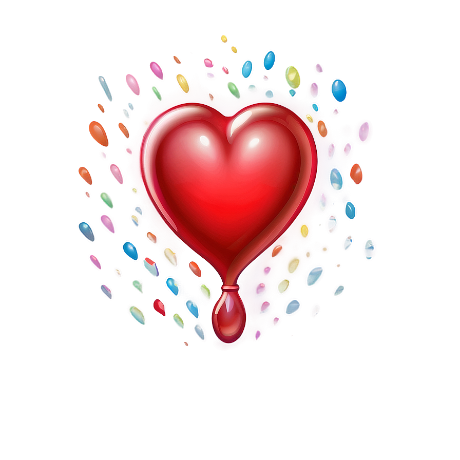 Shiny Red Heart Emoji Png Xbr31