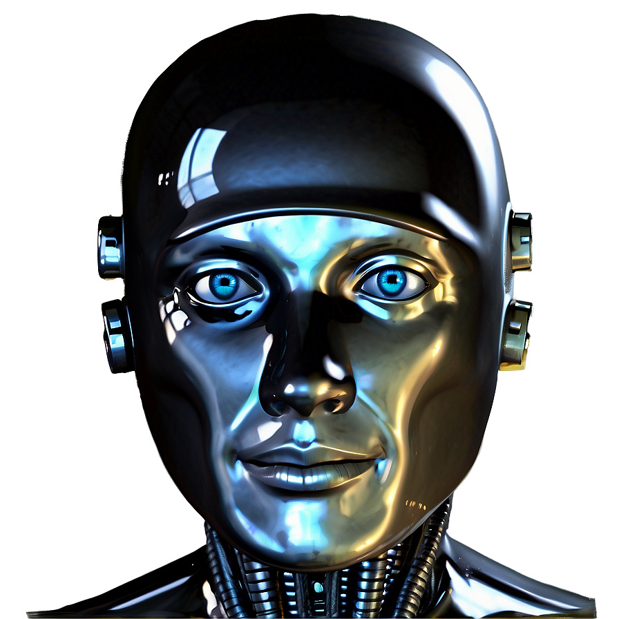 Shiny Robot Head Png Ryx8