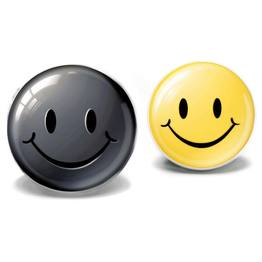 Shiny Smiley Face Sticker Png Ebd4