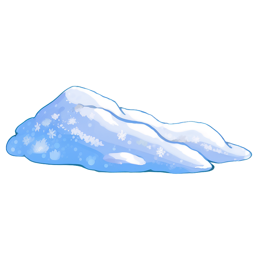 Shiny Snow Pile Png Gey