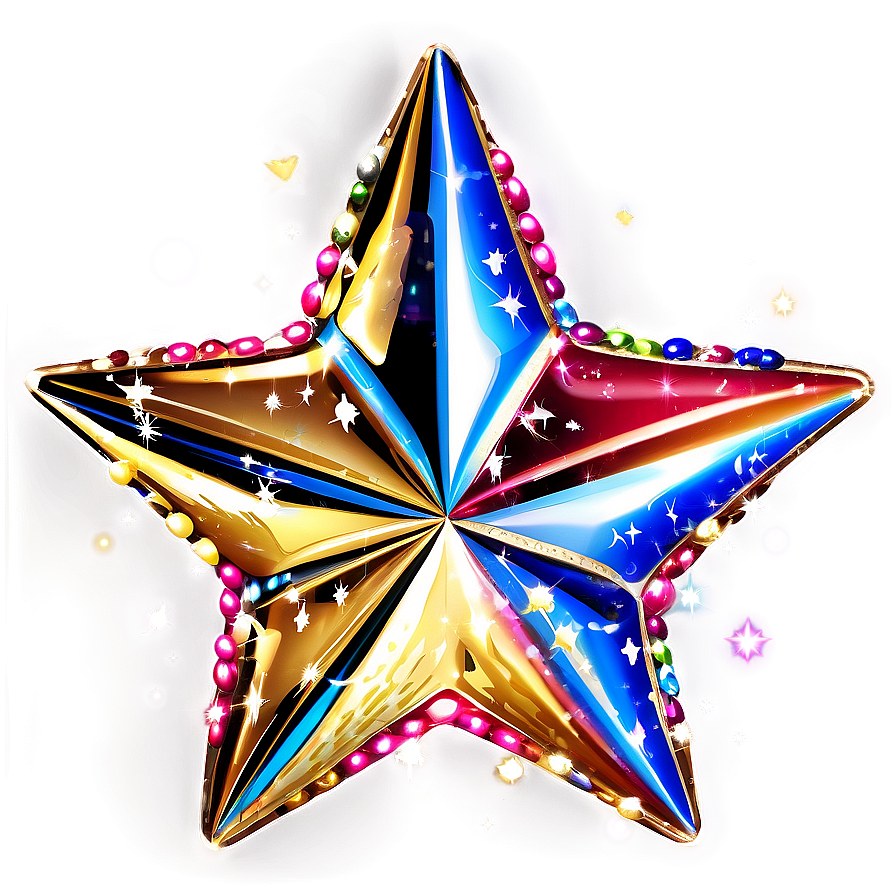 Shiny Sparkle Star Decoration Png Ucx59