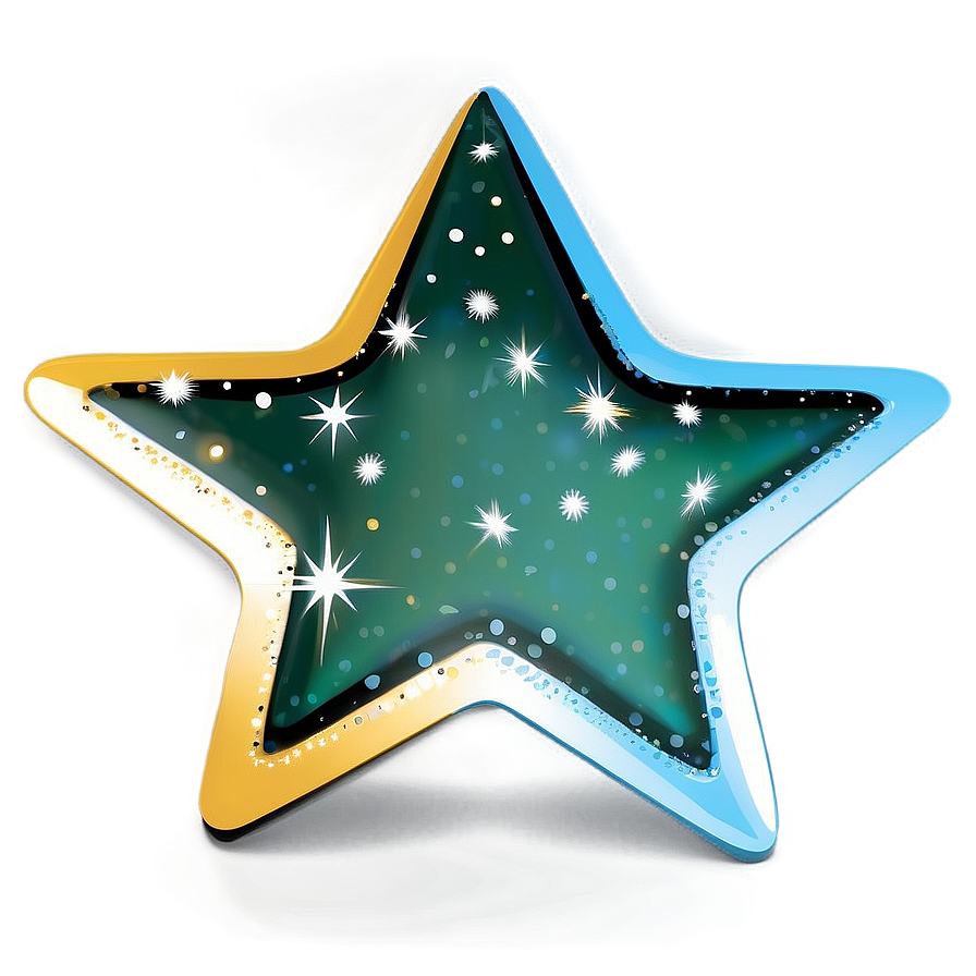 Shiny Star Pattern Png 73