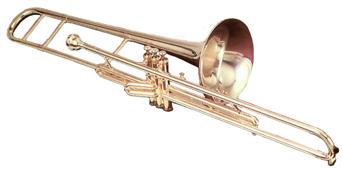 Shiny Trombone Instrument