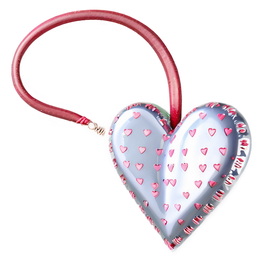 Shiny Valentine Heart Png 29