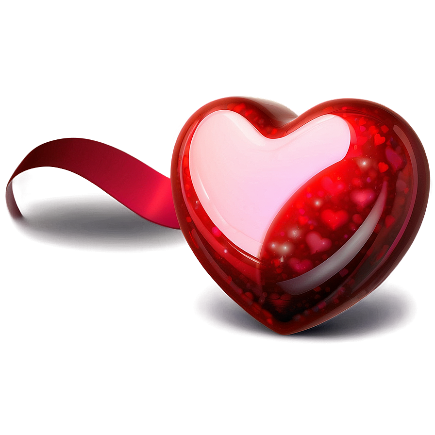 Shiny Valentine Heart Png Kbb13