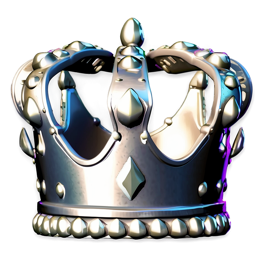 Shiny White Crown Emblem Png 5