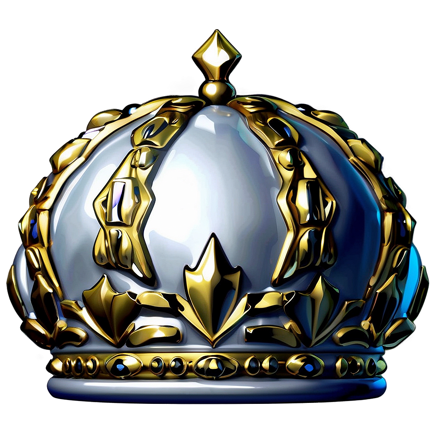 Shiny White Crown Emblem Png Njl22