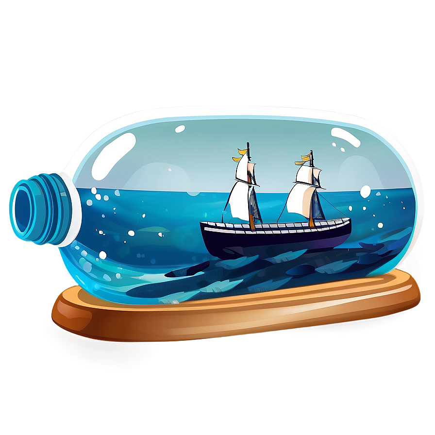 Ship In Bottle Png Tjr