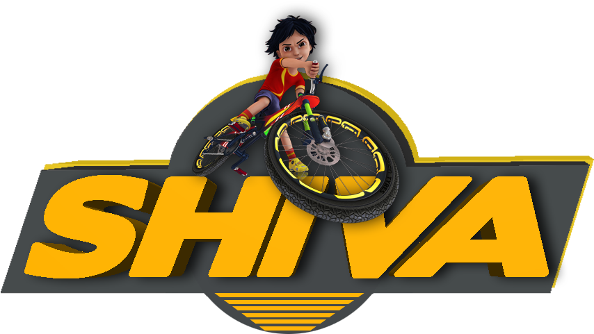 Shiva Animated Characteron Bike Logo