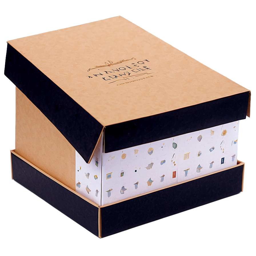 Shoe Box With Foam Insert Png 06202024