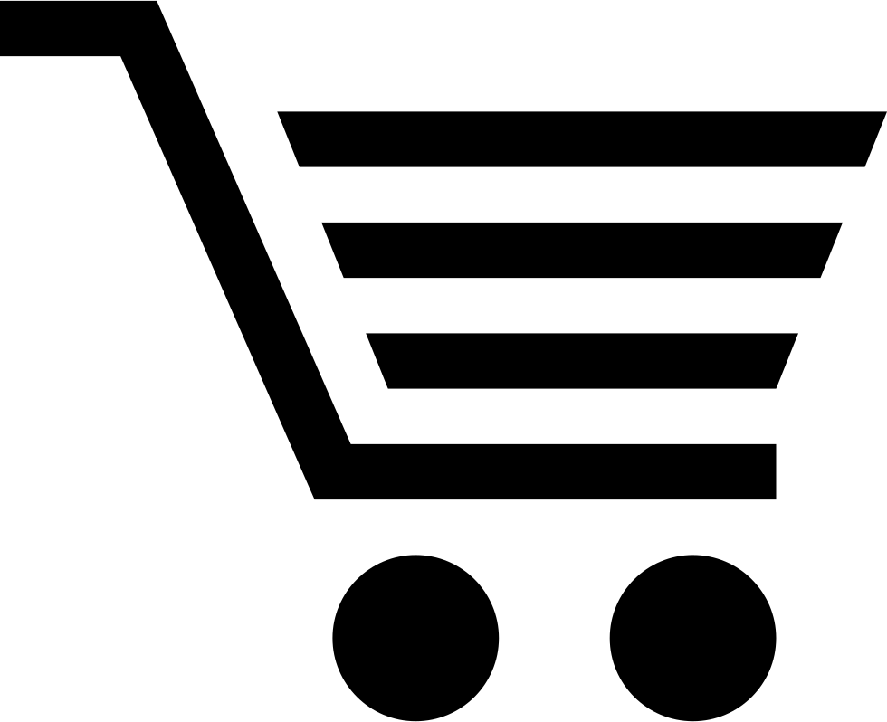 Shopping Cart Icon Blackand White