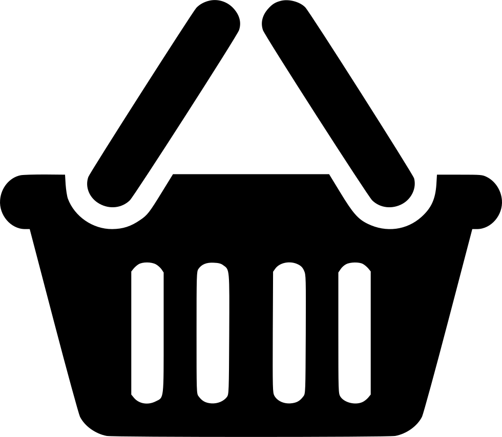 Shopping Cart Icon Blackand White