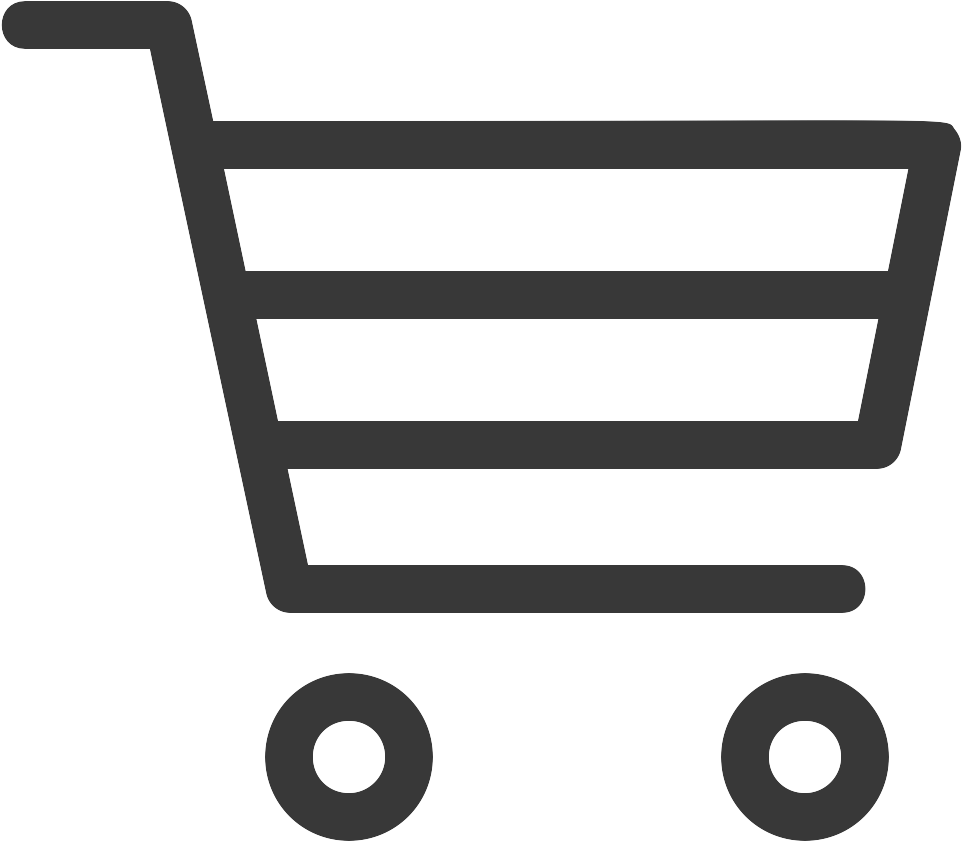 Shopping Cart Icon Blue Background