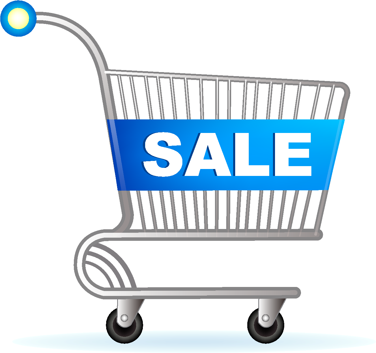 Shopping Cart Sale Sign