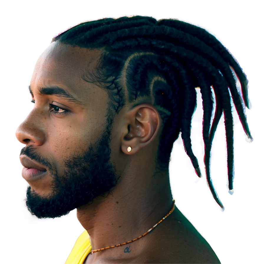 Short Dreads For Black Men Png 06272024