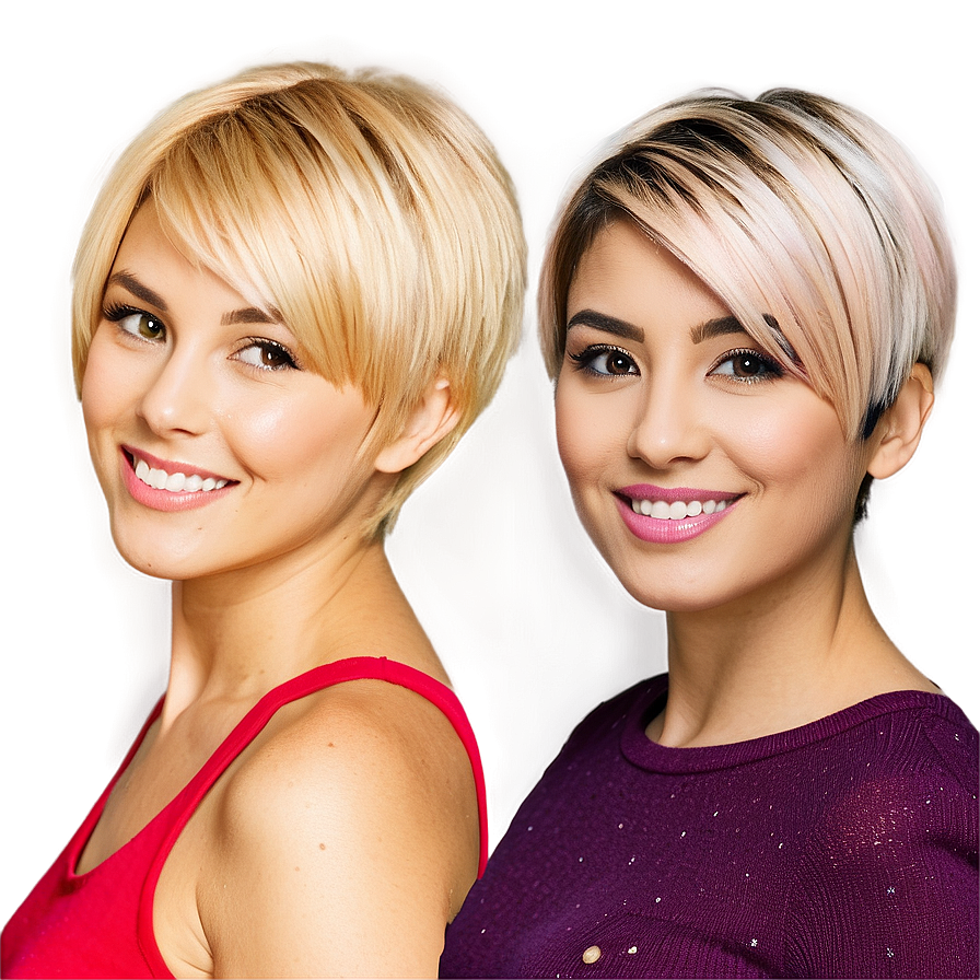 Short Hair Makeover Png 06272024